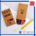 Color box set 6 pack kids drawing crayons